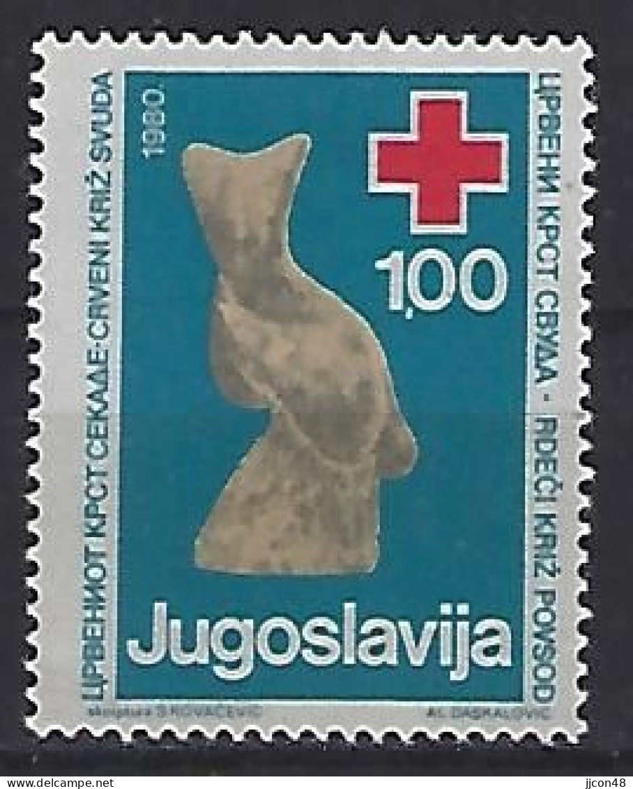 Jugoslavia 1980  Zwangszuschlagsmarken (*) MM  Mi.69 - Wohlfahrtsmarken