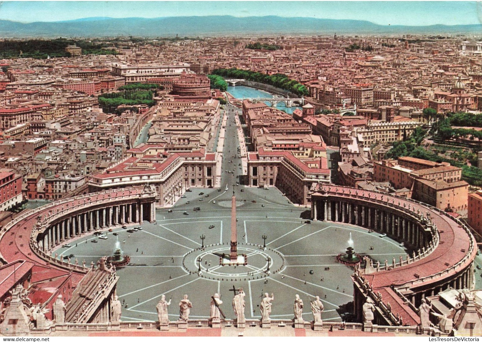 ITALIE - Roma - Piazza S Pietro E Panorama - Vue Générale - Carte Postale - San Pietro