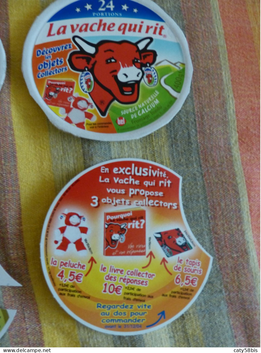 étiquette, Fromage La Vache Qui Rit ,pub - Quesos