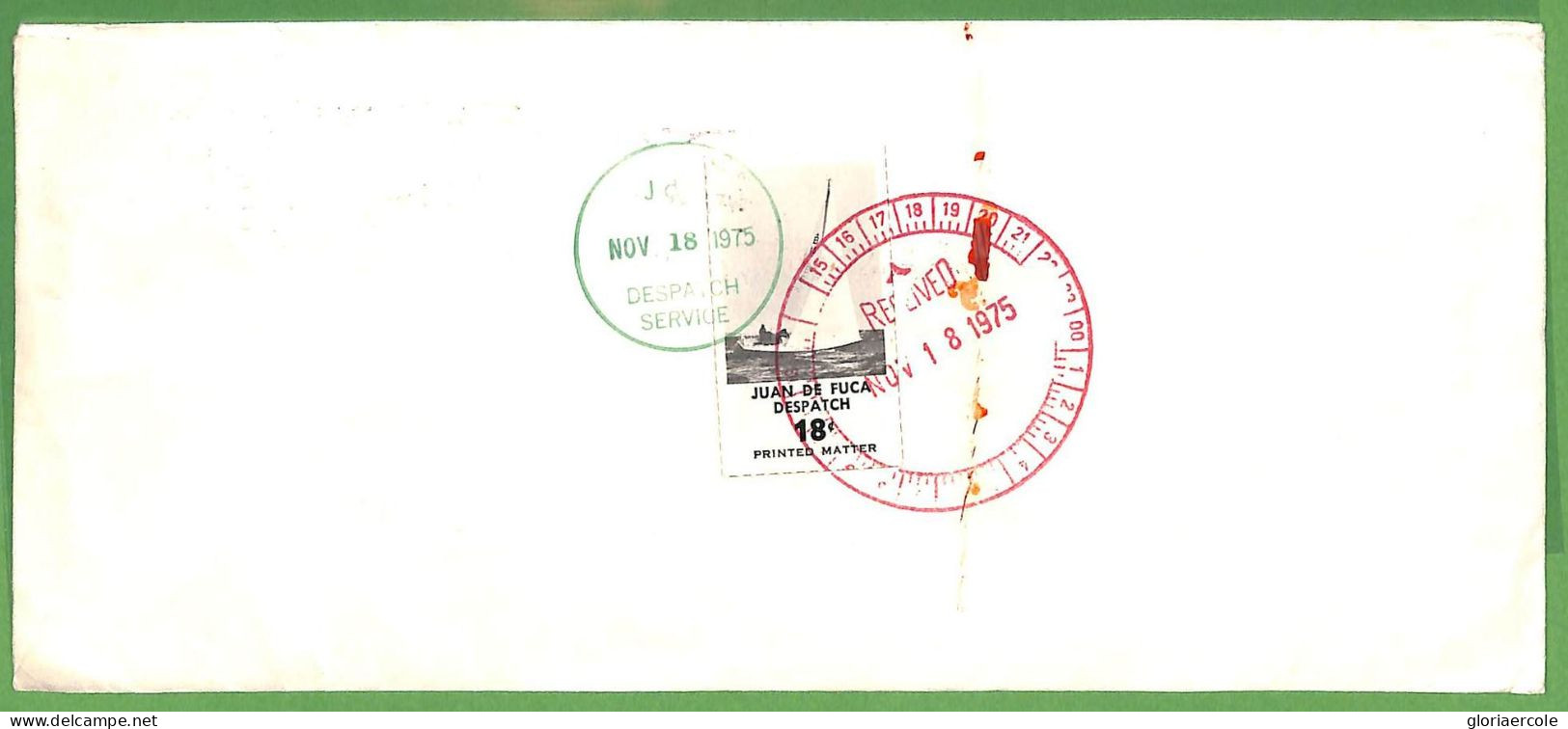 ZA1541 - USA Canada - POSTAL HISTORY -   SHIP MAIL: Black Ball Ferry Coho 1975 - Storia Postale