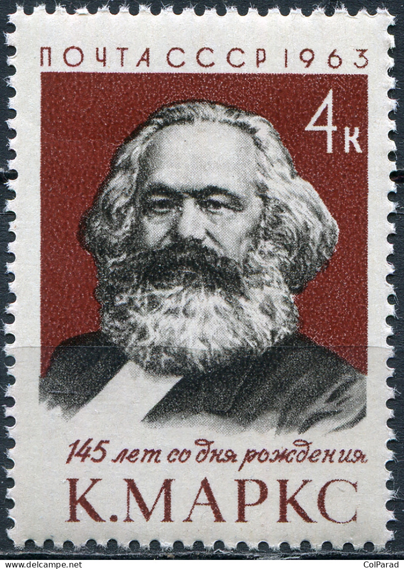 USSR - 1963 -  STAMP MNH ** - 145th Birth Anniversary Of Karl Marx (1818-1883) - Ungebraucht