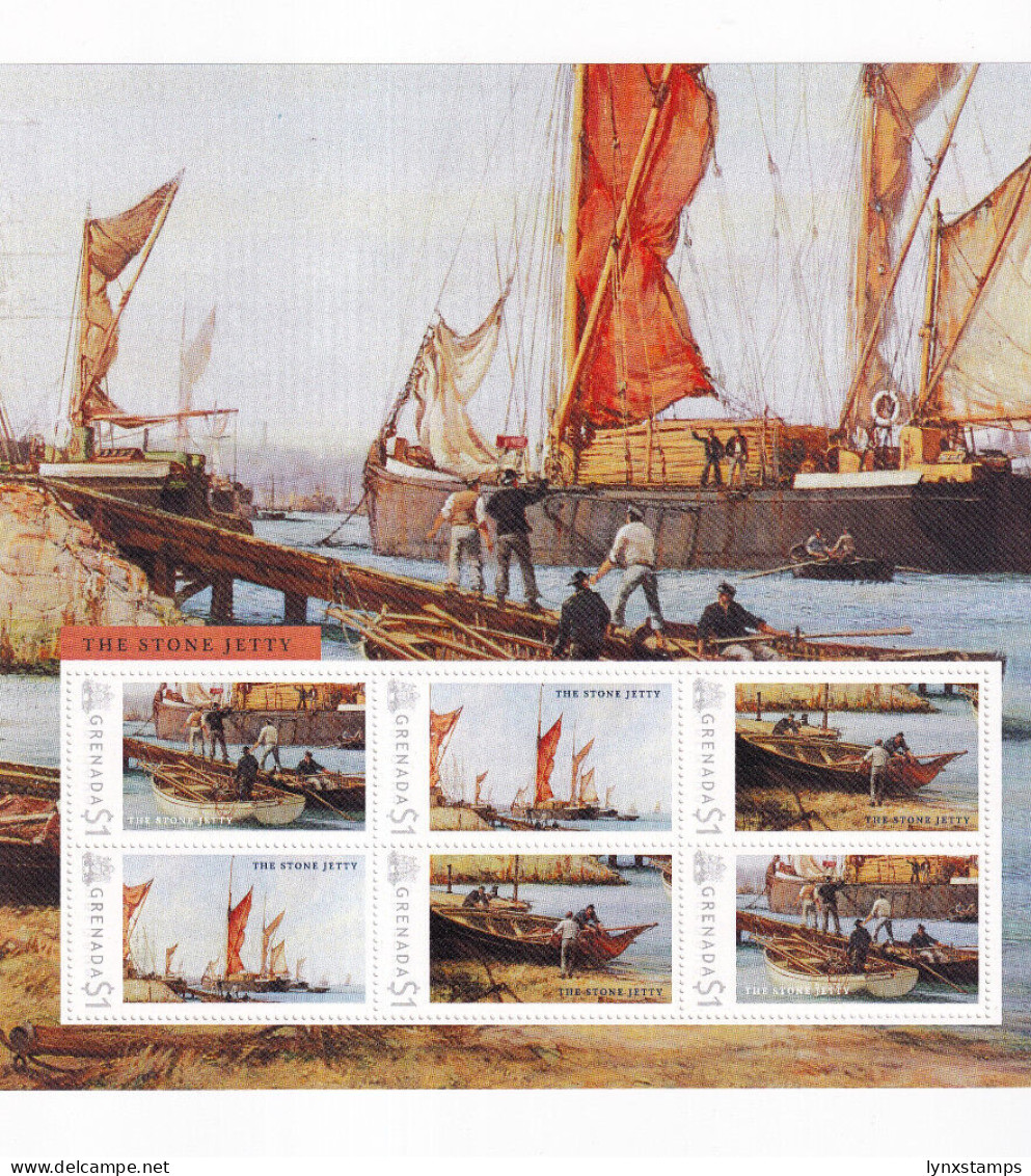 LI05 The Stone Jetty The World's Most Famous Ships Mini Sheet - Schiffe