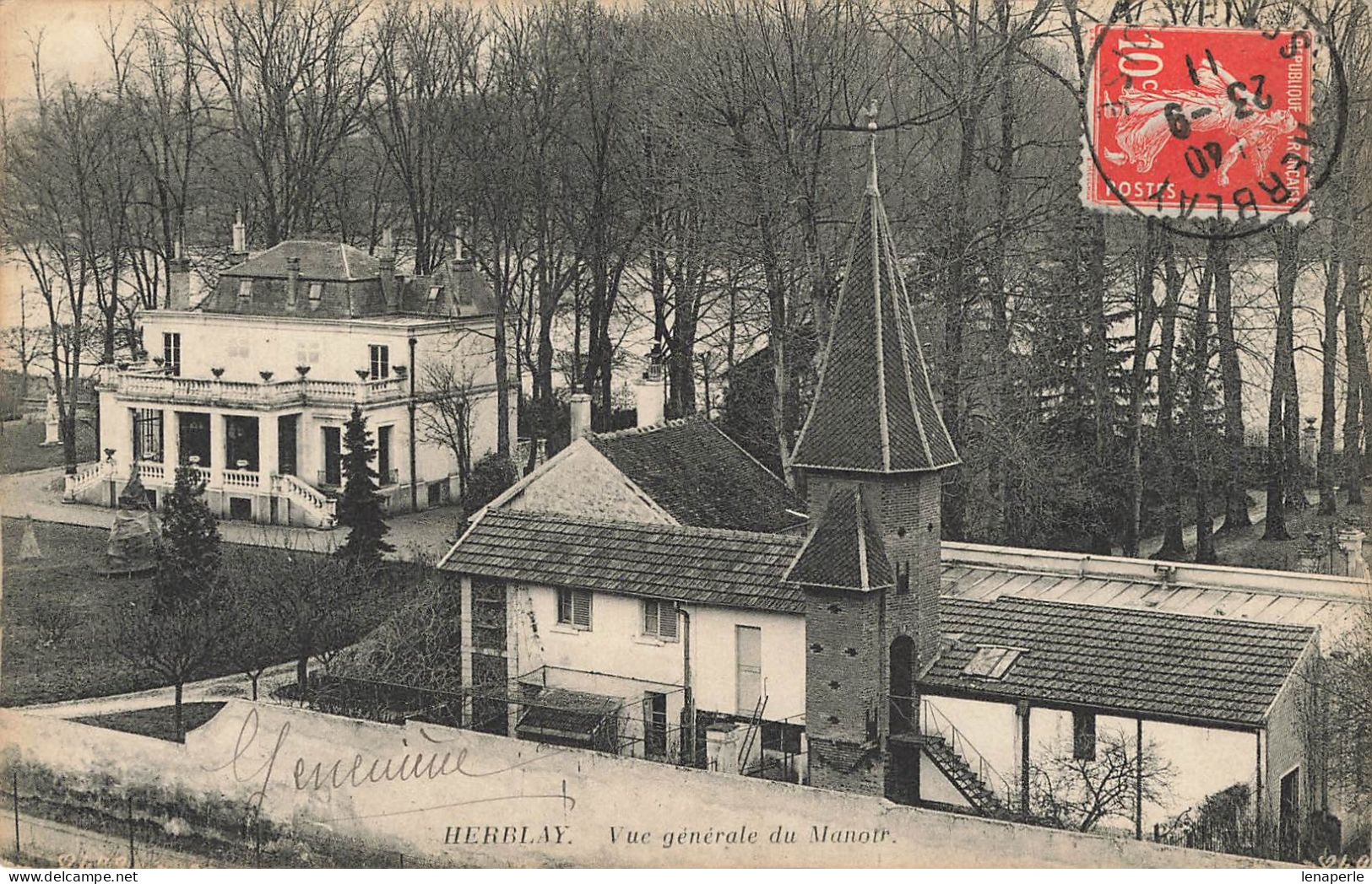 D4959 HERBLAY Vue Générale Du Manoir - Herblay