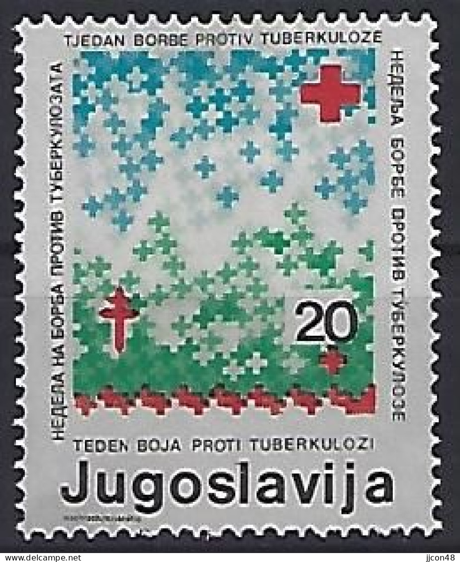 Jugoslavia 1986  Zwangszuschlagsmarken (**) MNH  Mi.122 C - Wohlfahrtsmarken