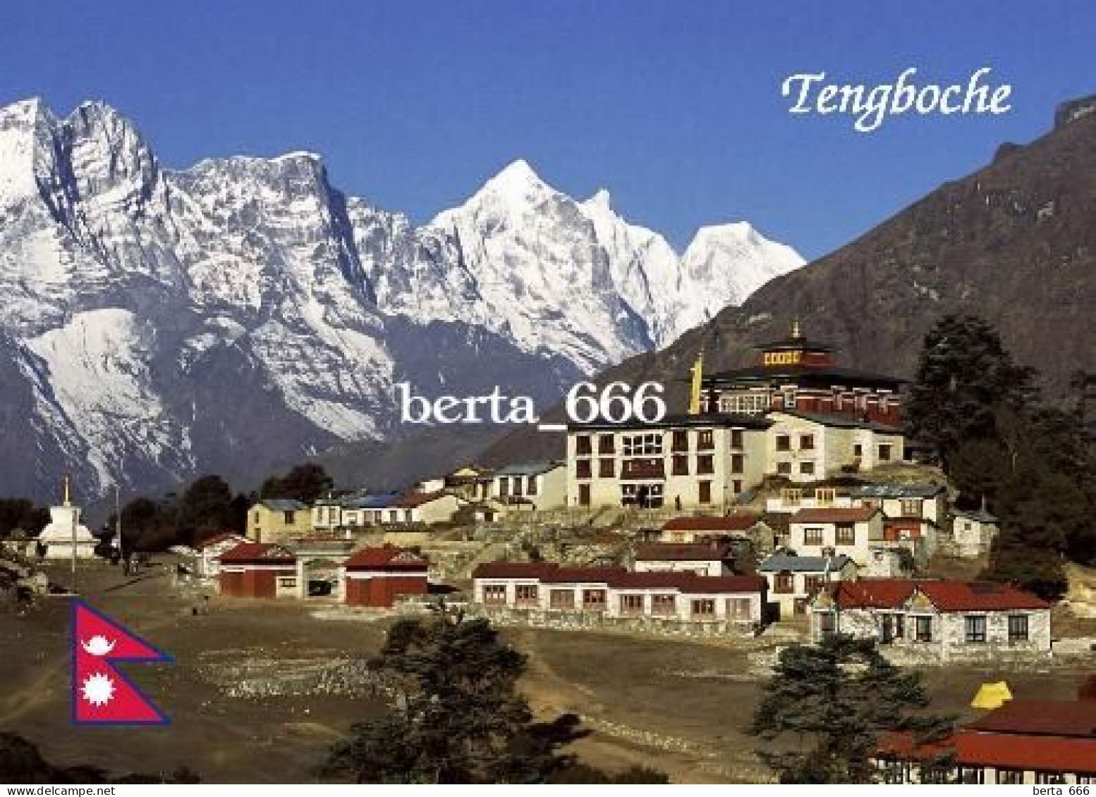 Nepal Himalayas Mount Everest Tengboche Monastery New Postcard - Nepal