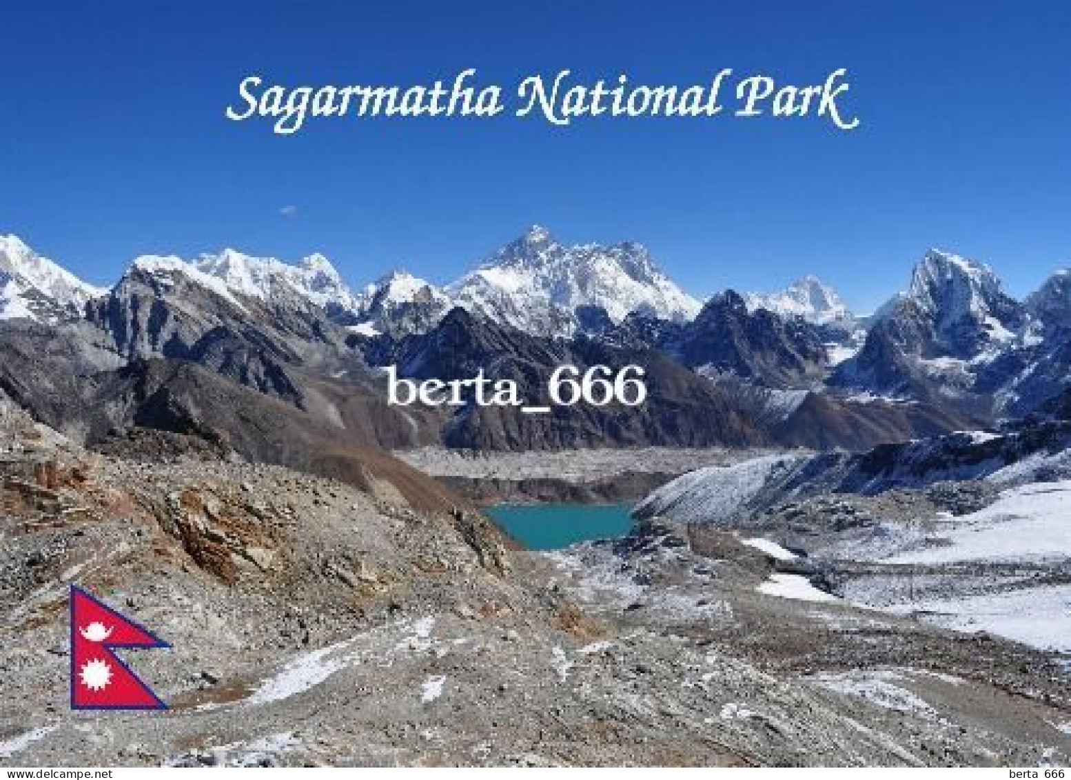 Nepal Sagarmatha National Park UNESCO New Postcard - Nepal