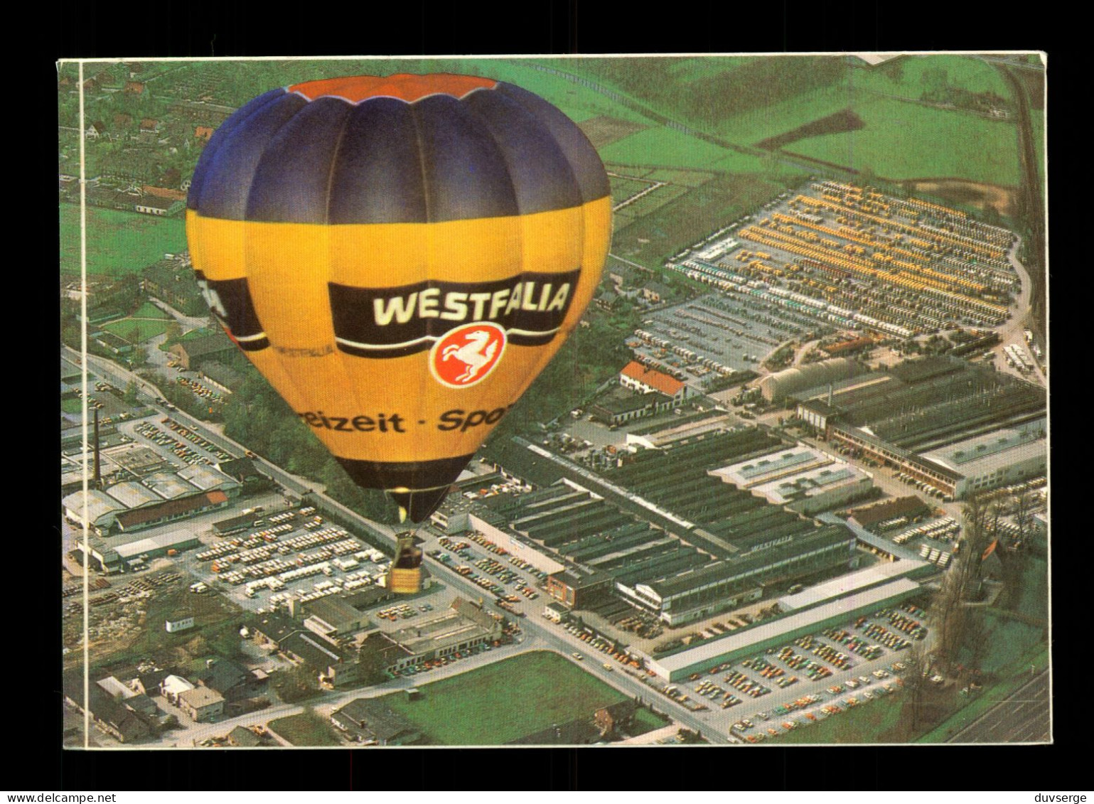 Heissluftballon " Westfalia " Montgolfiere Ballon Dirigeable - Mongolfiere
