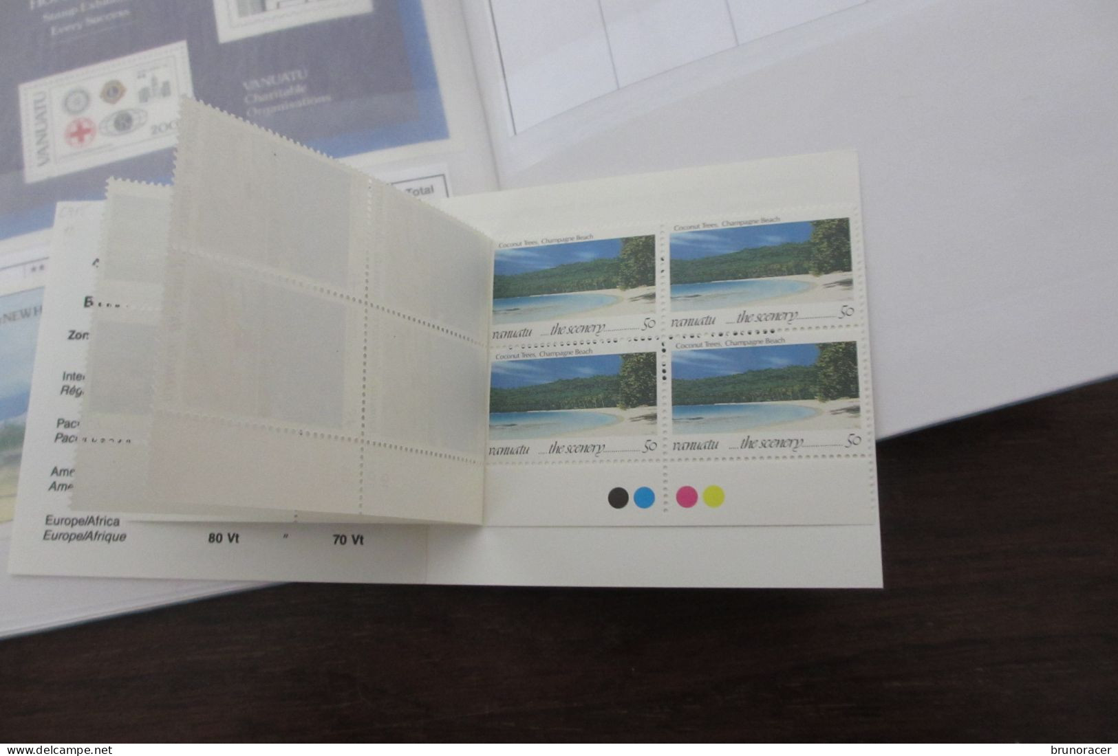 LOT Nelle HEBRIDES/VANUATU NEUF**/* DANS 3 CARNETS A CHOIX COTE 983 EUROS VOIR SCANS