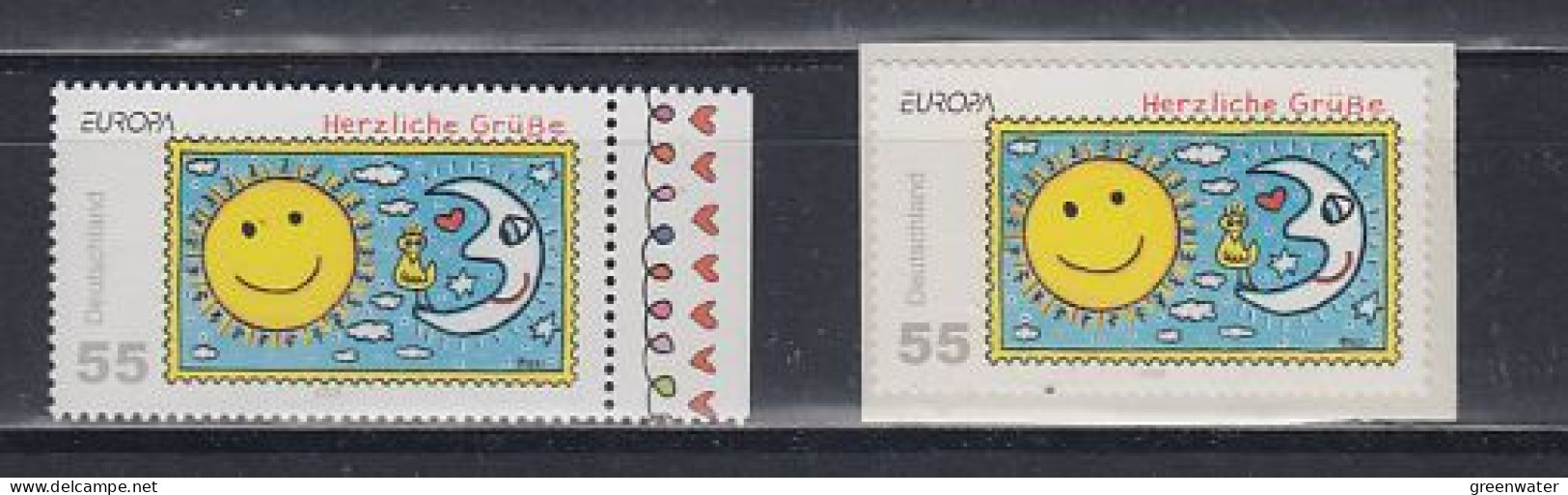 Europa Cept 2008 Germany 1v + 1v Self Adhesive ** Mnh (59394) - 2008