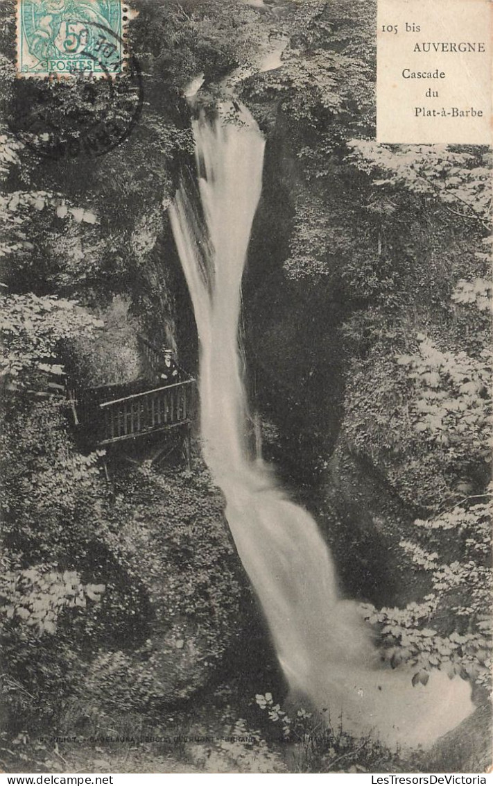 FRANCE - Bis - Auvergne - Cascade Du Plat à Barbe - Vue Sur La Cascade - Carte Postale Ancienne - La Bourboule