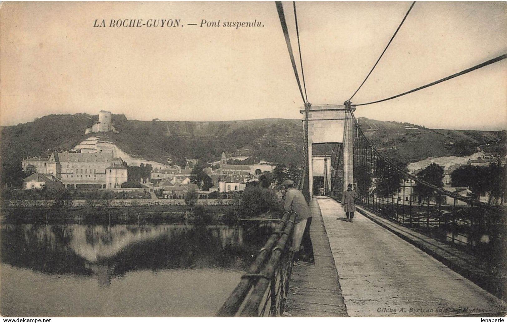 D4982 Laroche Guyon Pont Suspendu - La Roche Guyon