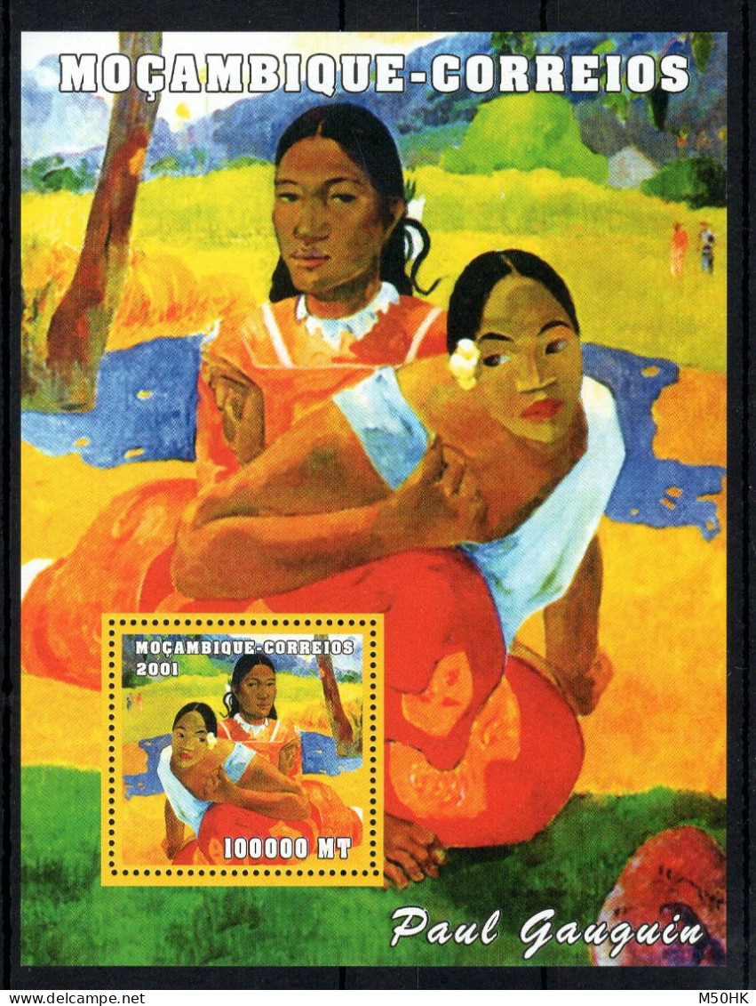 Mozambique - Bloc N** MNH Luxe De 2001 Sur Gauguin - Mozambique