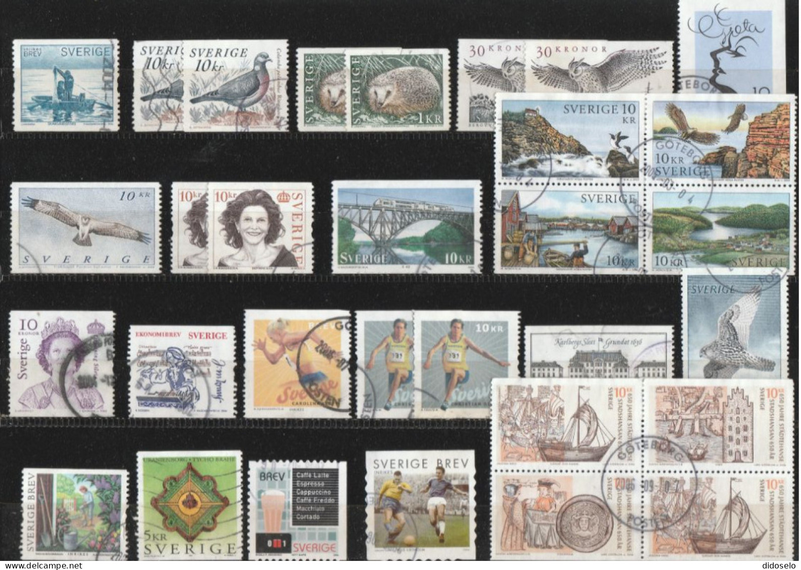 Sweden - Small Lot Of Used Stamps - Verzamelingen