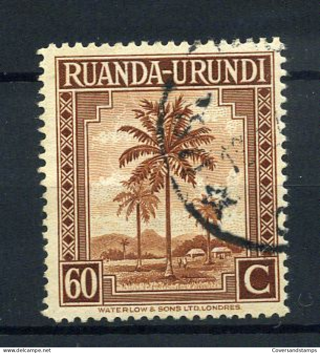 Ruanda-Urundi 133 - Gest / Obl / Used - Oblitérés