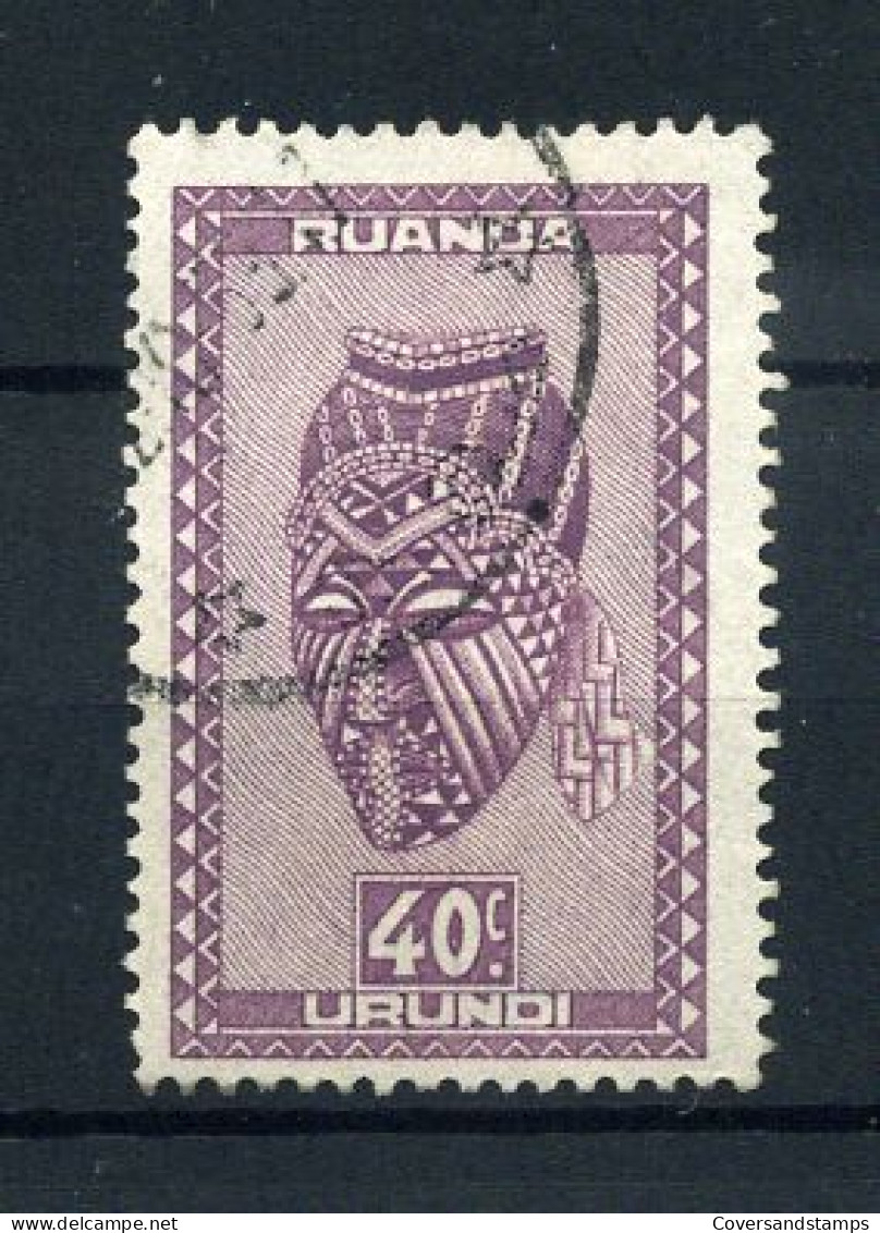 Ruanda-Urundi 158 - Gest / Obl / Used - Oblitérés