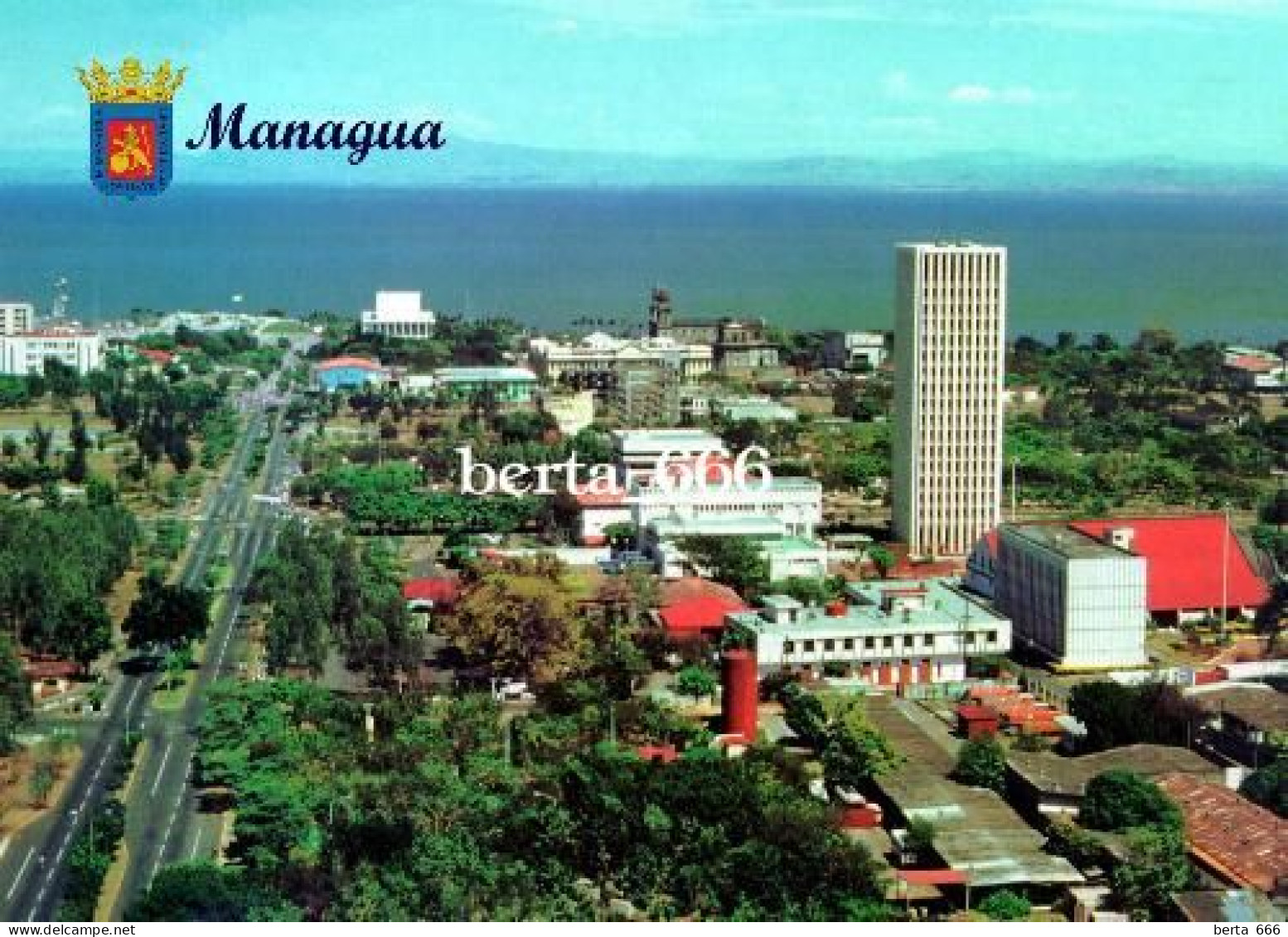 Nicaragua Managua Overview New Postcard - Nicaragua