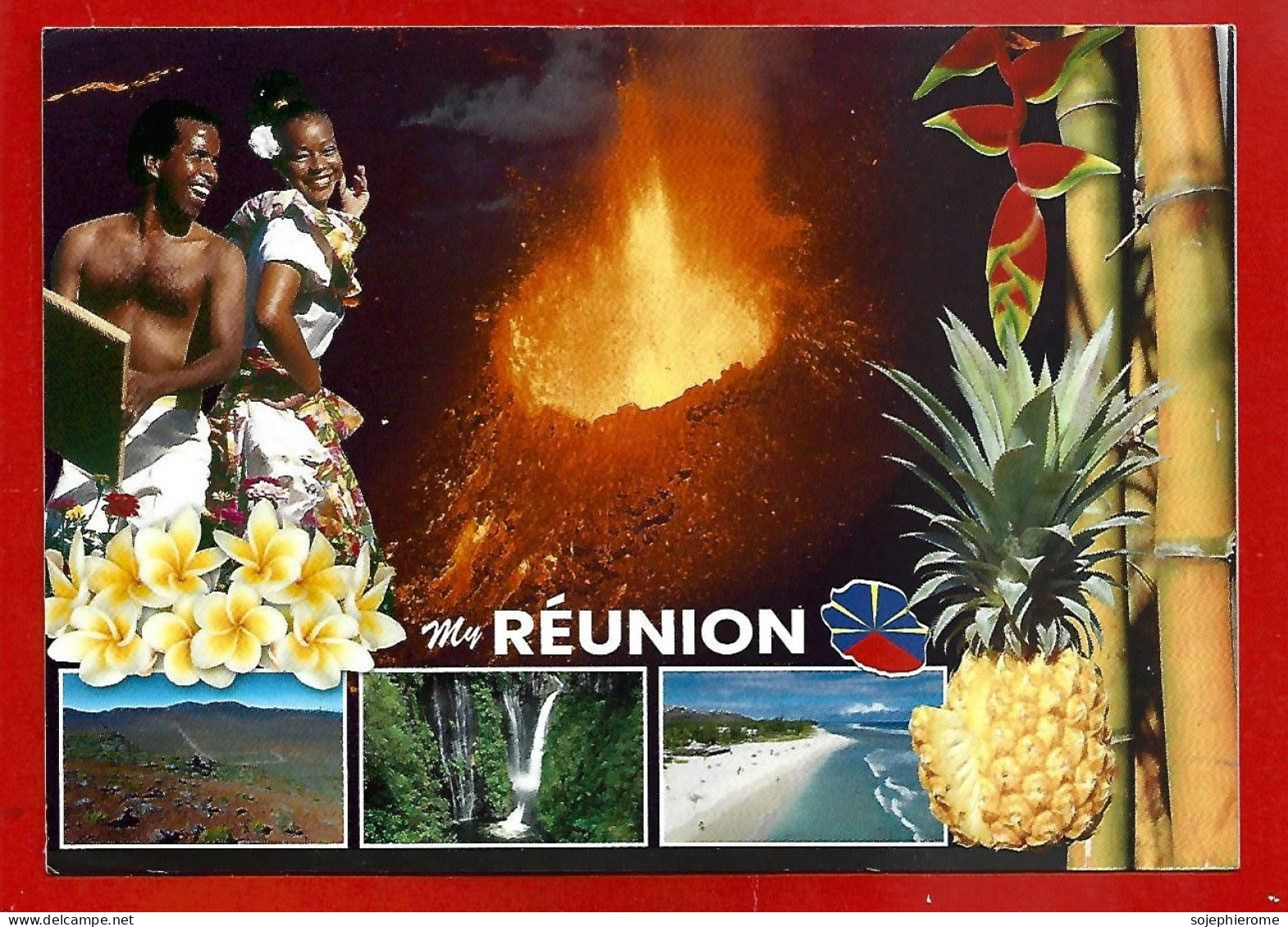 Cascade Couple Ananas (île De La Réunion) Volcan 2scans 02-08-2022 - Autres & Non Classés