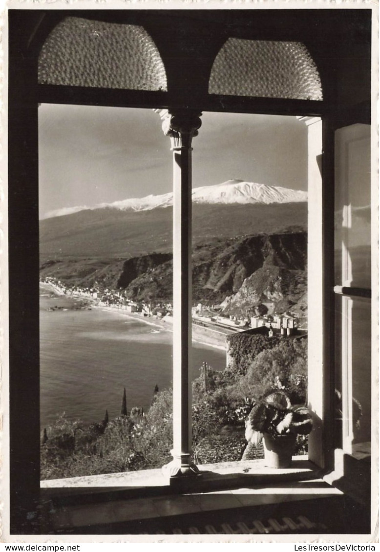 ITALIE - Messina - Taormina - Panorama Da Una Finestra Dell'Hôtel Beausejour - Carte Postale - Messina