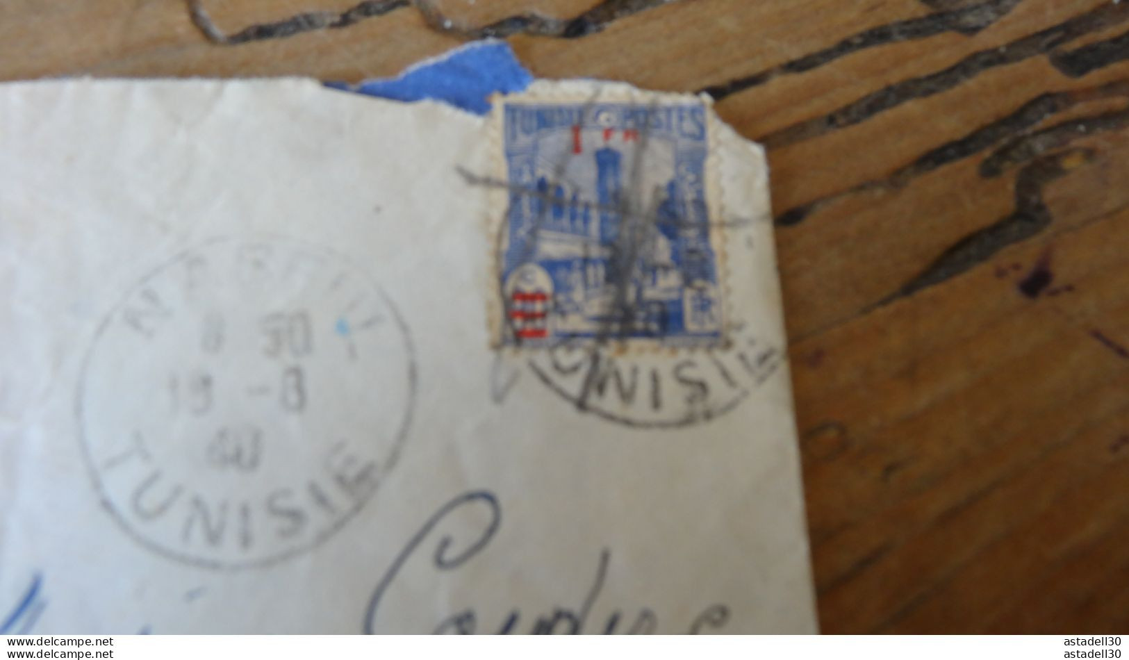 Enveloppe TUNISIE Avec Censure Pour La France En 1940  ............PHI......... ENV-ET113 - Covers & Documents