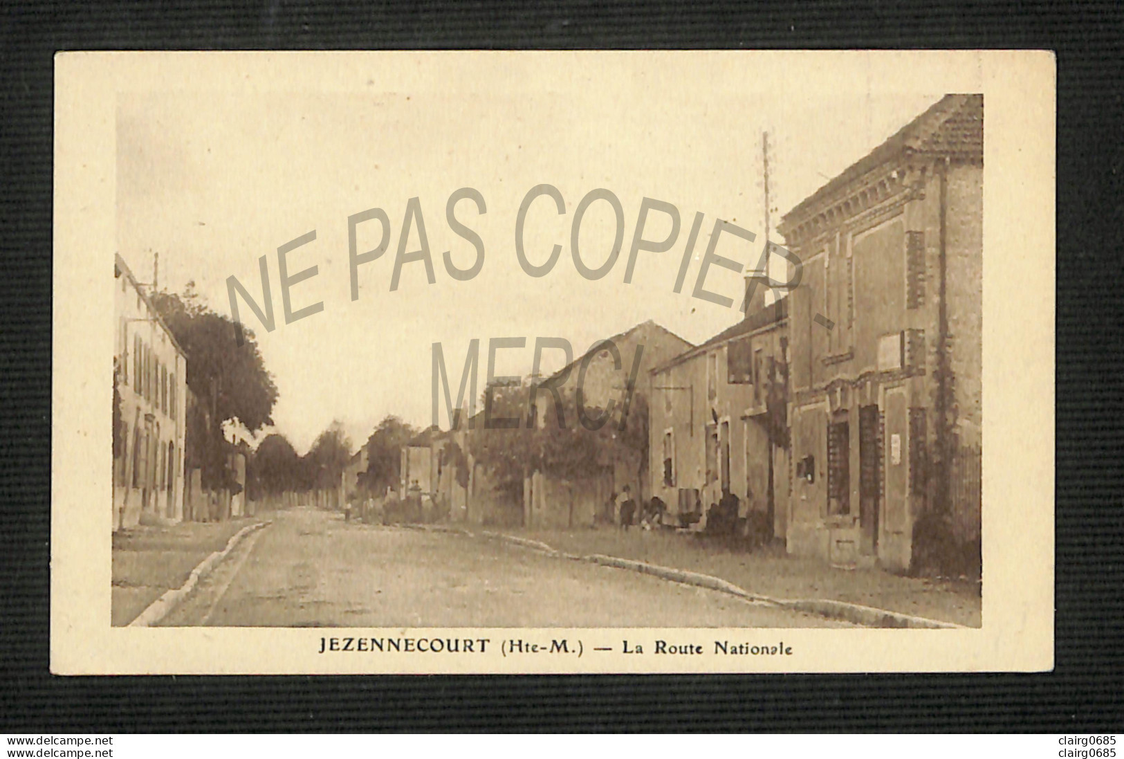 52 - JUZENNECOURT - La Route Nationale (peu Courante) - Juzennecourt