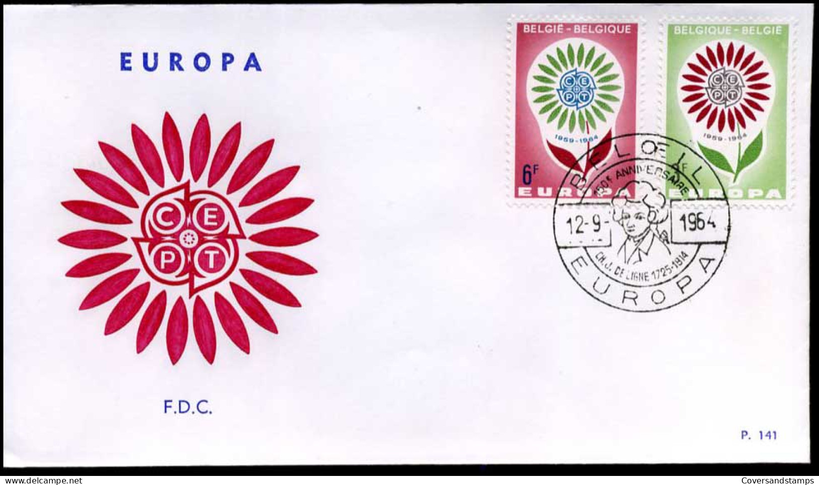Belgium - FDC - Europa CEPT 1964 - 1964