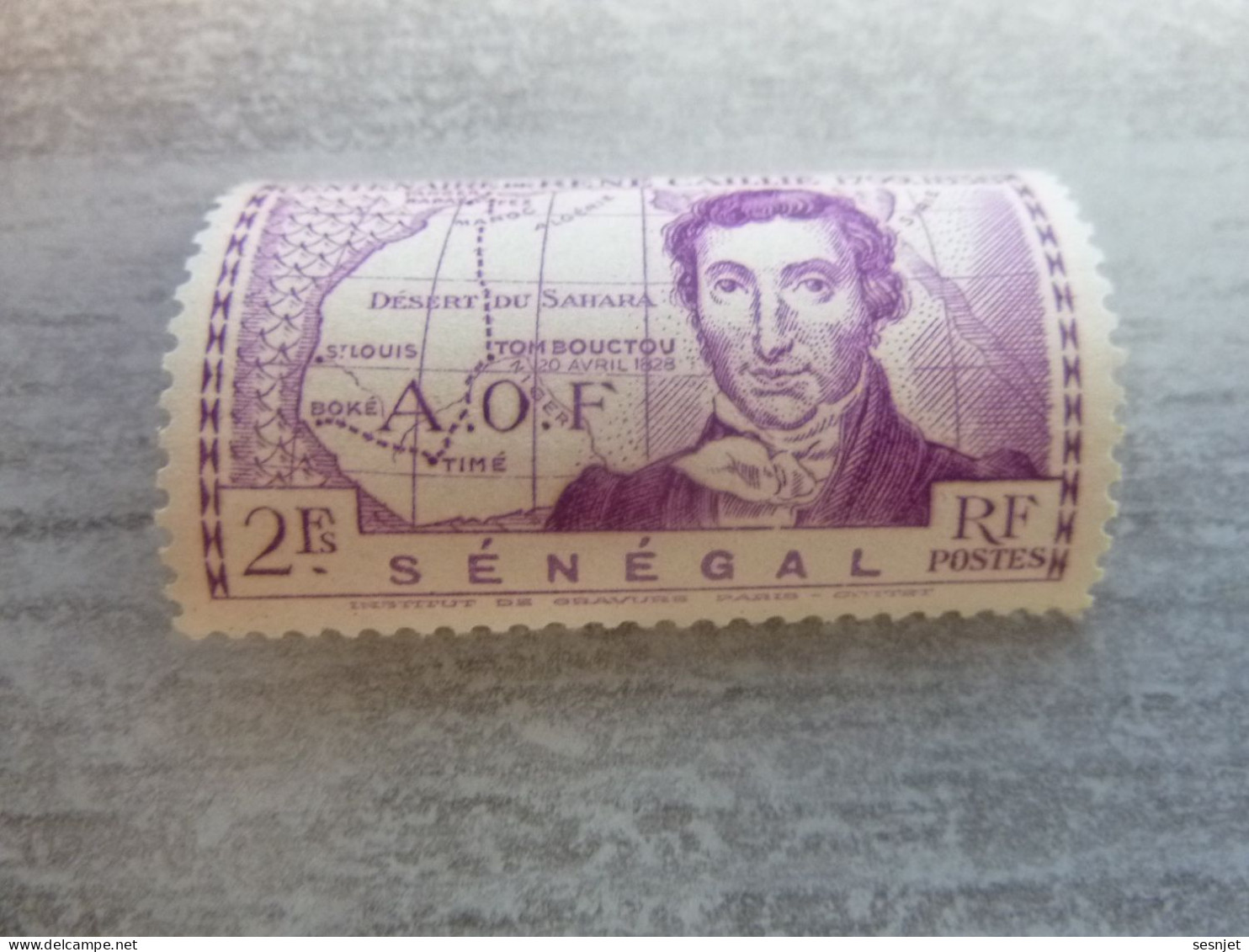 René Caillié (1709-1838) - A.o.f. - Sénégal - 2f. - Yt 151 - Violet - Neuf - Année 1939 - - Nuovi