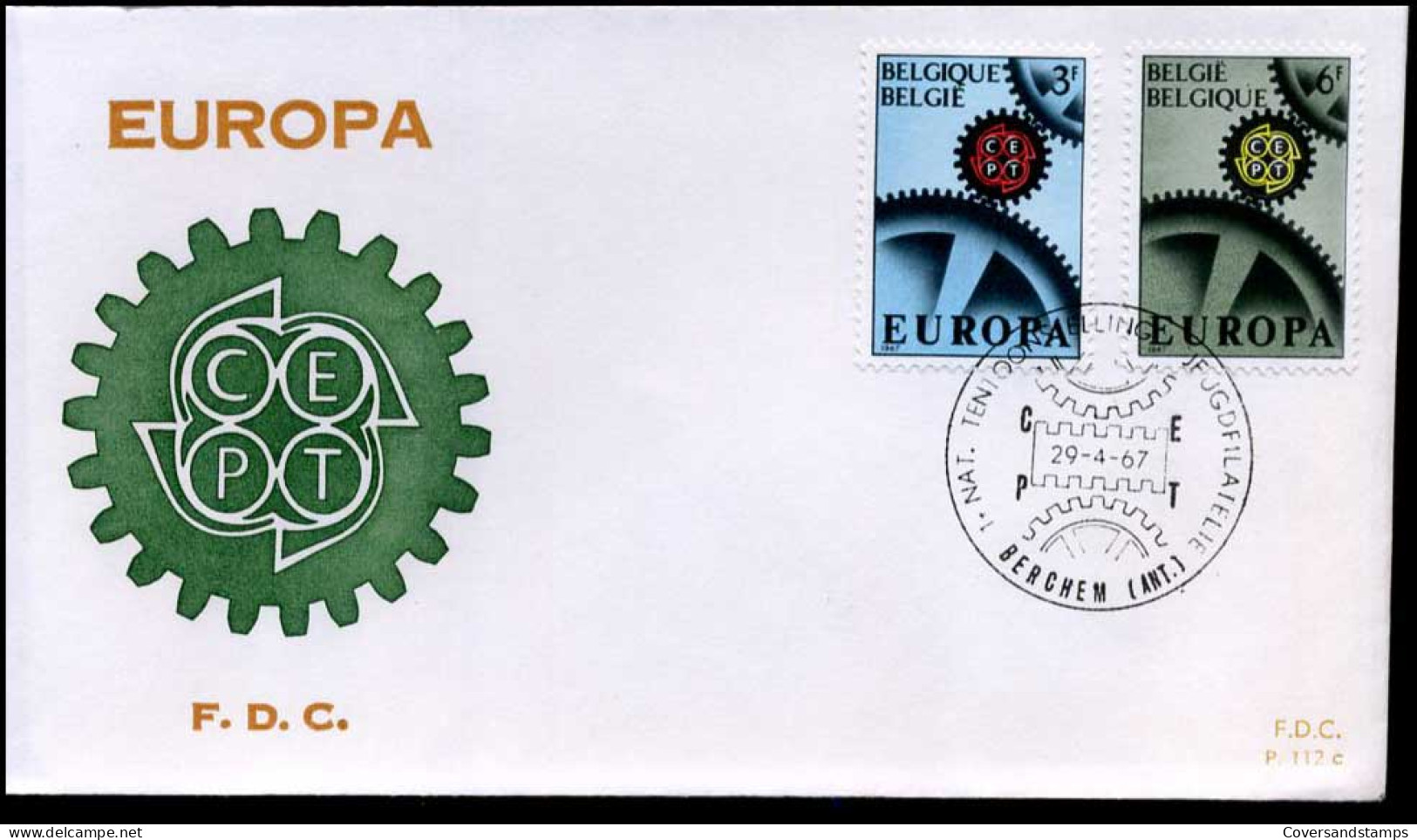 Belgium - FDC - Europa CEPT 1967 - 1967