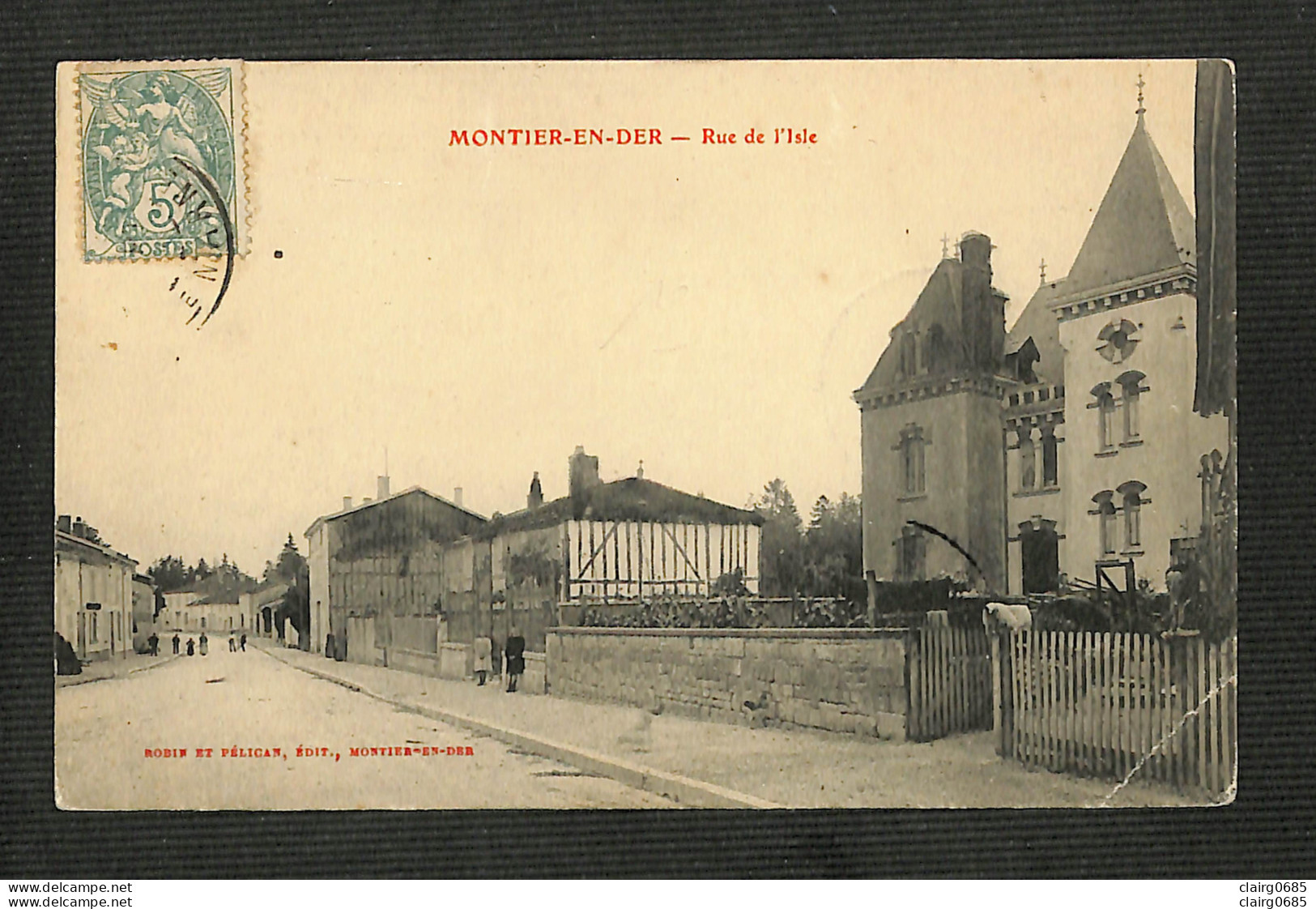 52 - MONTIER-EN-DER - Rue De L'Isle - 1905 - Montier-en-Der