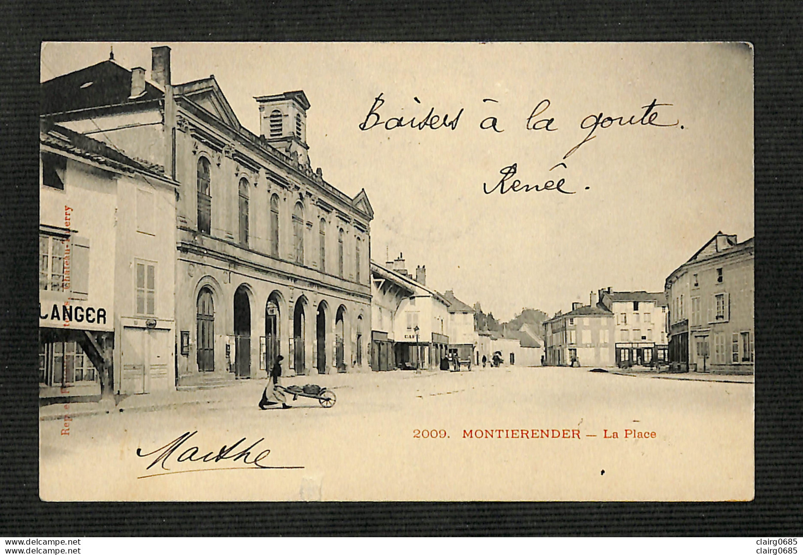 52 - MONTIERENDER - MONTIER-en-DER - La Place - 1904 - Montier-en-Der