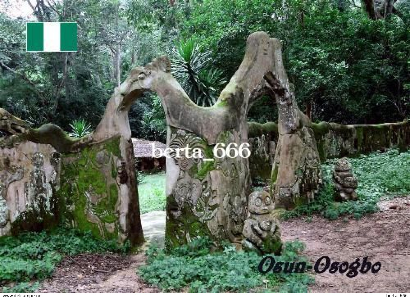 Nigeria Osun-Osogbo Sacred Grove UNESCO New Postcard - Nigeria
