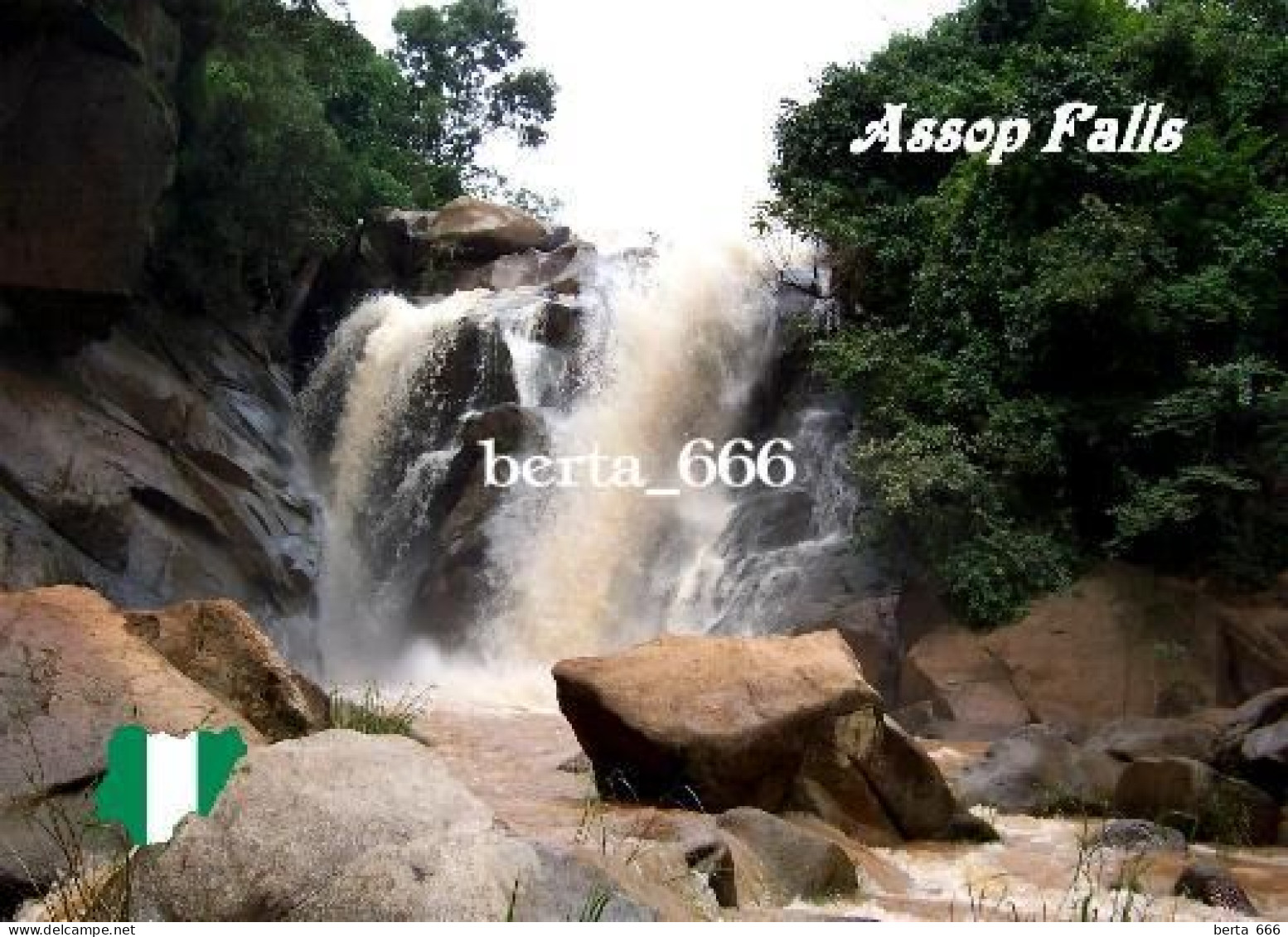 Nigeria Assop Falls New Postcard - Nigeria