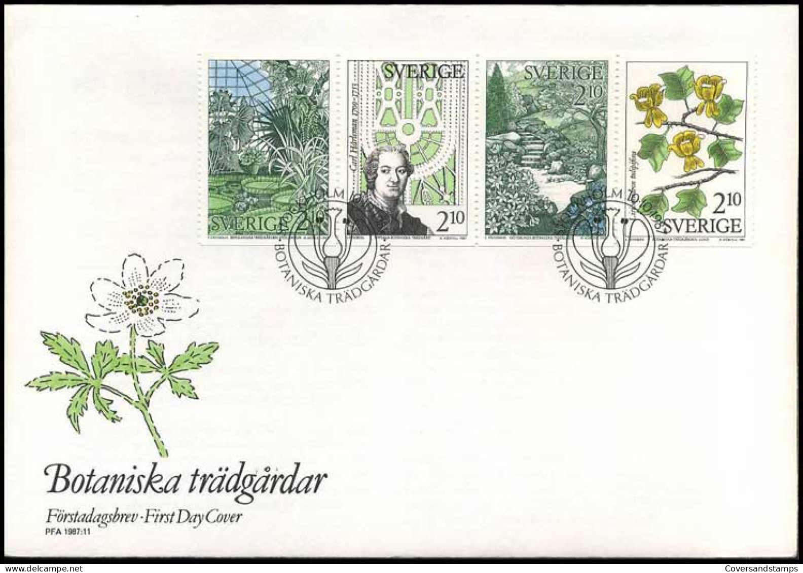 Sweden - Flowers - FDC -  - FDC