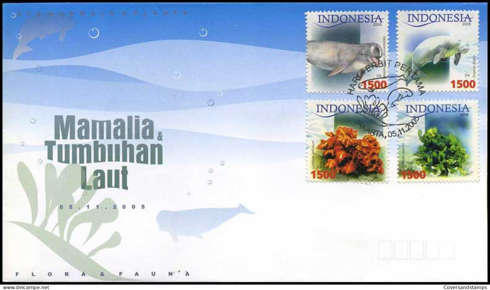 Indonesië - Dolfijn - FDC -  - Indonesien