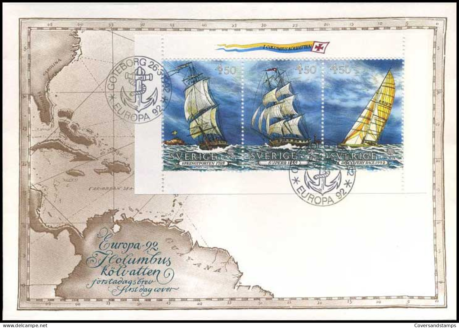 Sweden - Sailing Boats - FDC -  - FDC