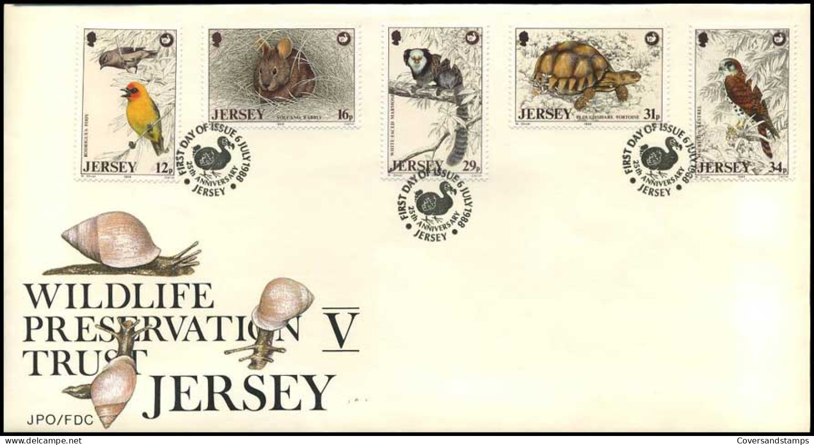 Jersey  - FDC -  - Jersey