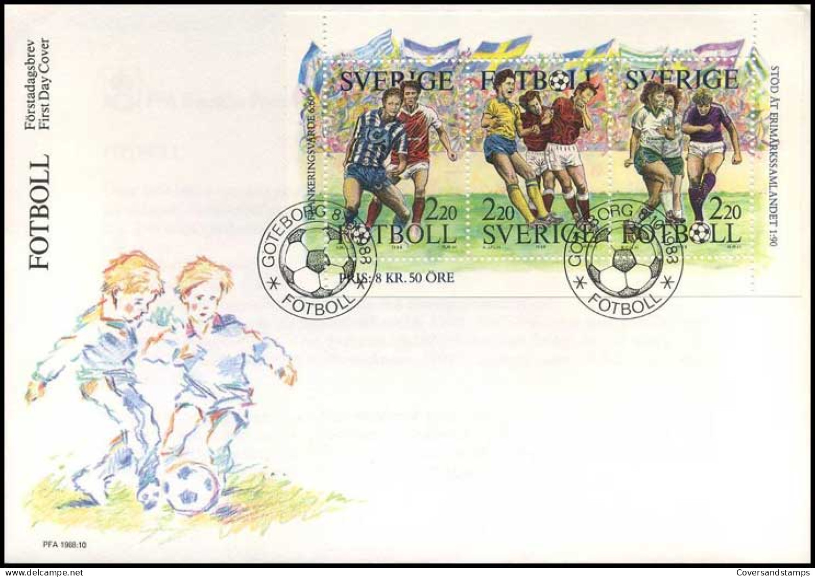 Sweden - Football - FDC -  - FDC