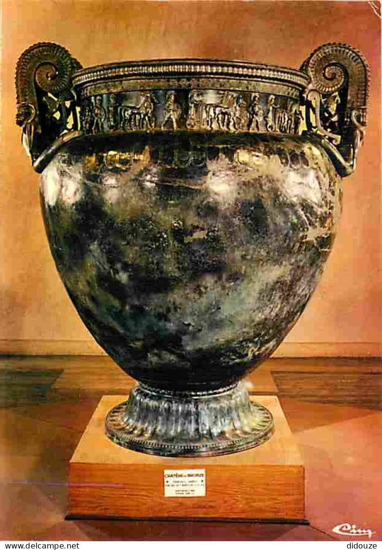Art - Antiquités - Musée De Chatillon Sur Seine - Tombe Princière De Vix - Cratère An Bronze - CPM - Voir Scans Recto-Ve - Antiquité