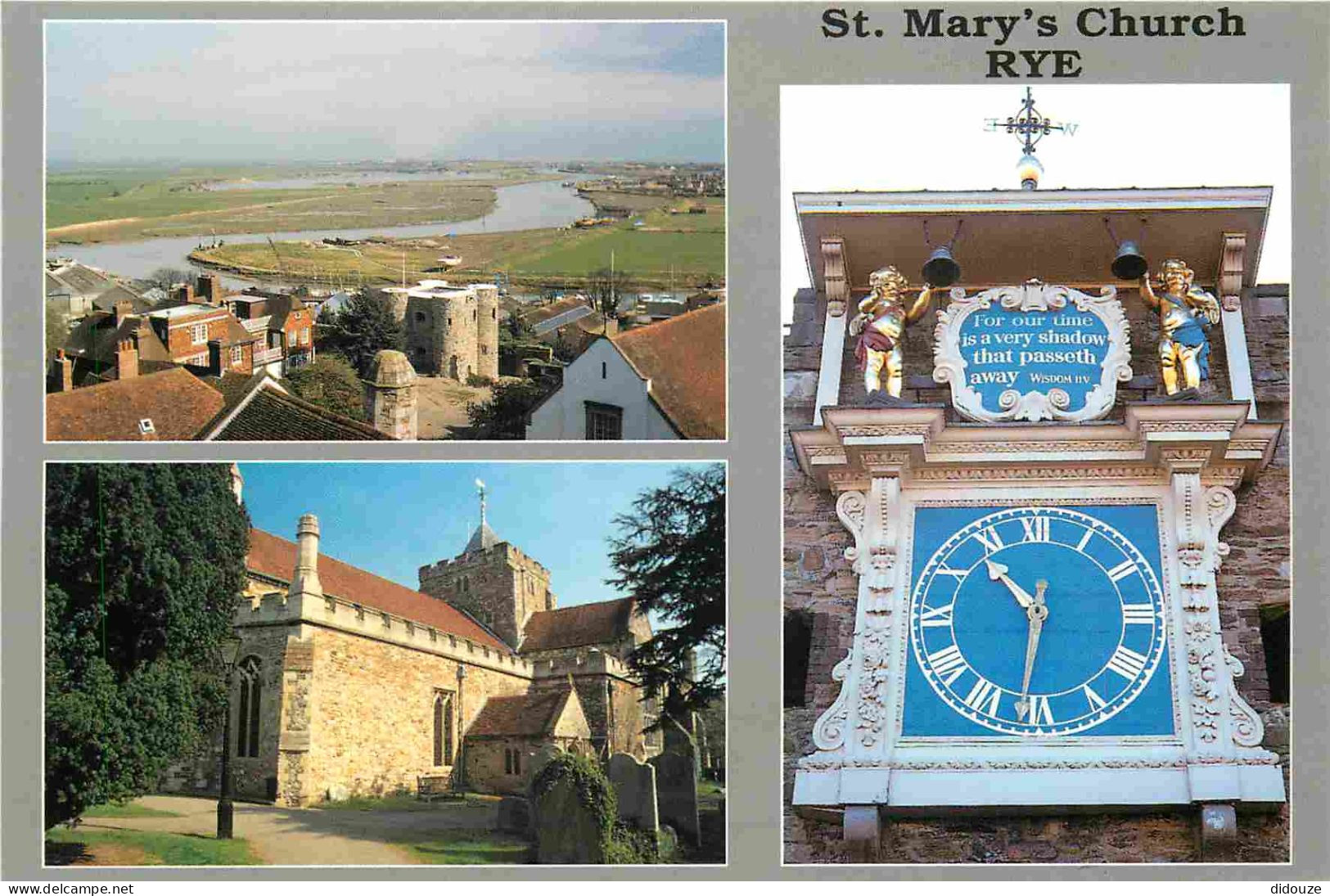 Angleterre - Rye - St Mary's Church - Multivues - Eglise - Horloge - Sussex - England - Royaume Uni - UK - United Kingdo - Rye