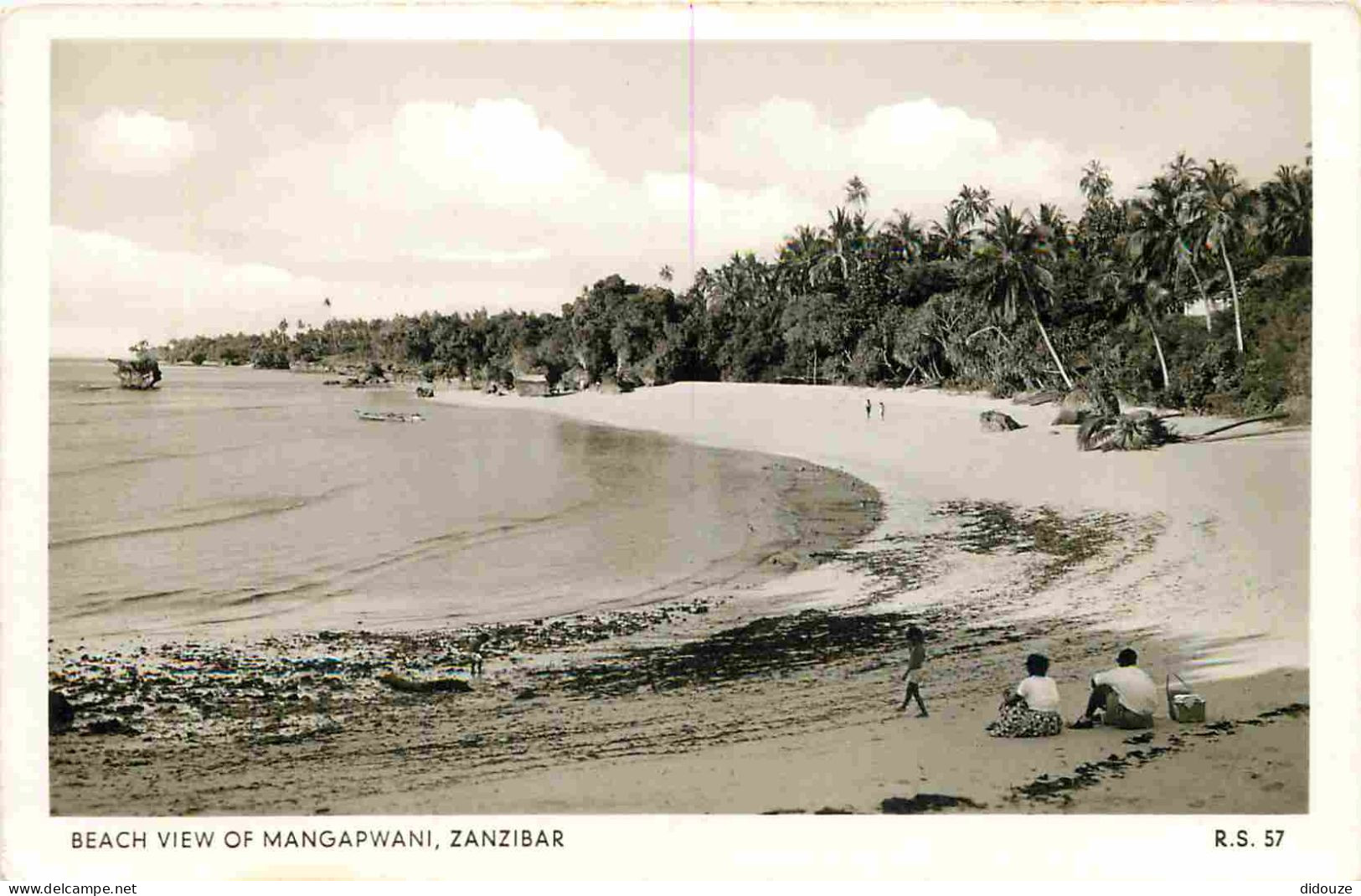 Tanzanie - Zanzibar - Beach Wiew Of Mangapwani - Animée - CPSM Format CPA - Voir Scans Recto-Verso - Tanzanía