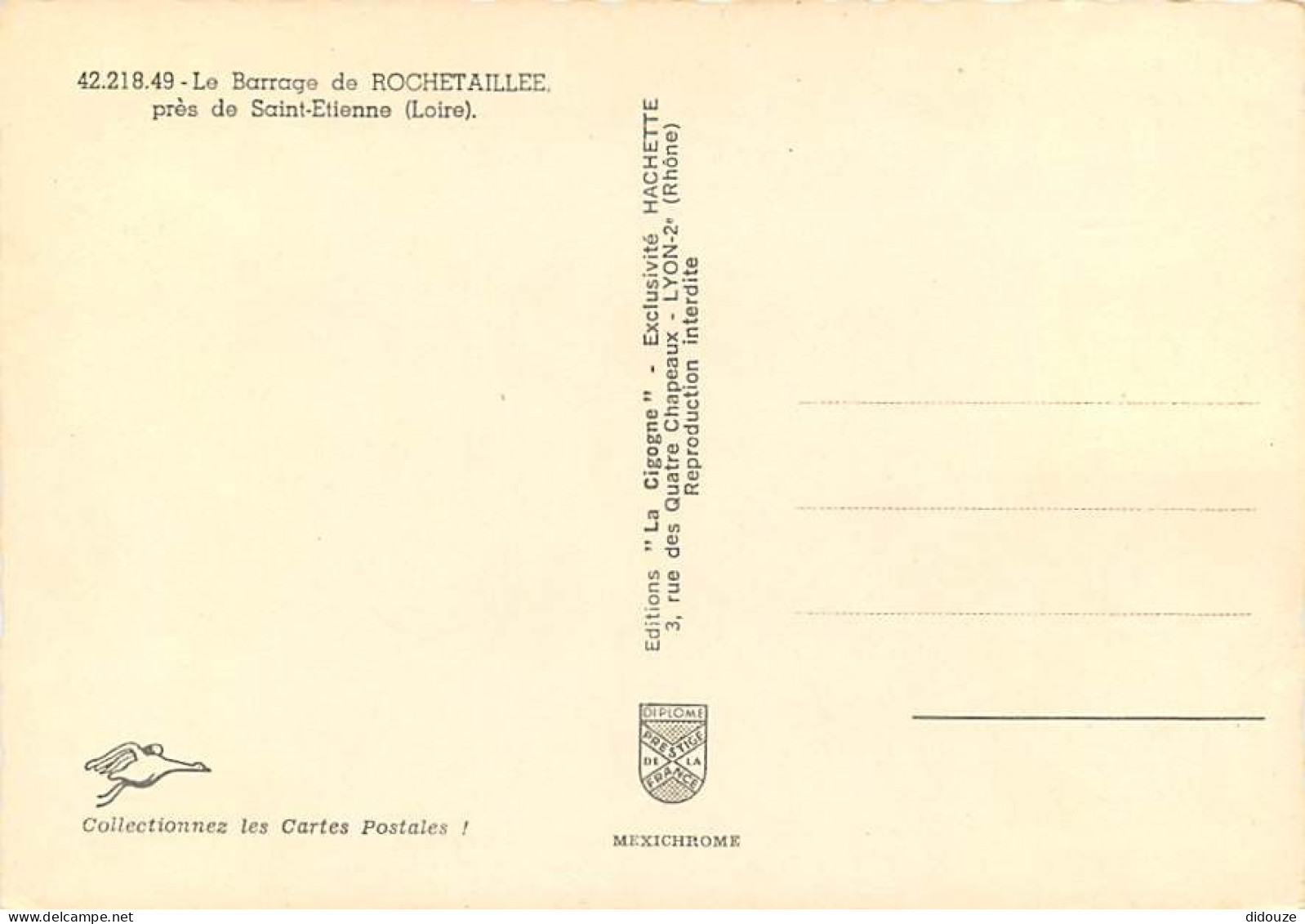 42 - Rochetaillée - Le Barrage - Carte Neuve - CPM - Voir Scans Recto-Verso - Rochetaillee