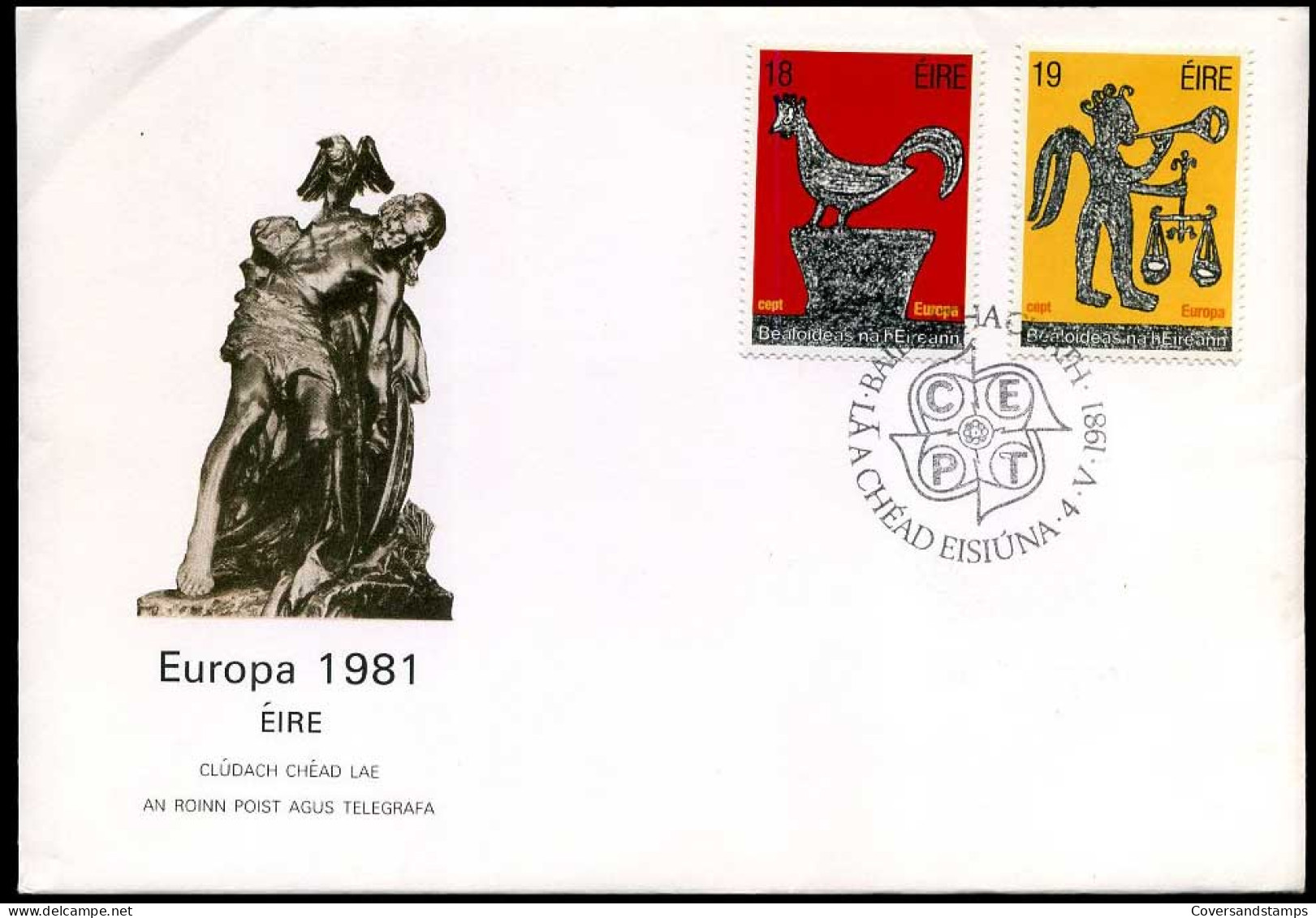 Ireland - FDC - Europa CEPT 1981 - FDC