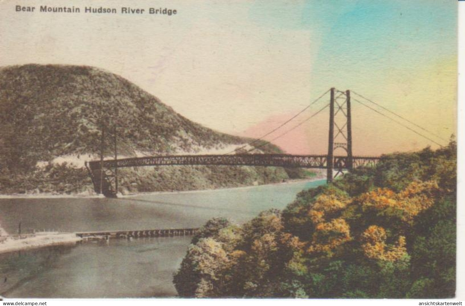 Bear Mountain Hudson River Bridge Gl1929 #94.193 - Puentes