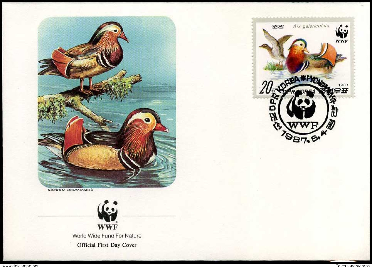 DPR Korea - FDC - Aix Galericulata - FDC