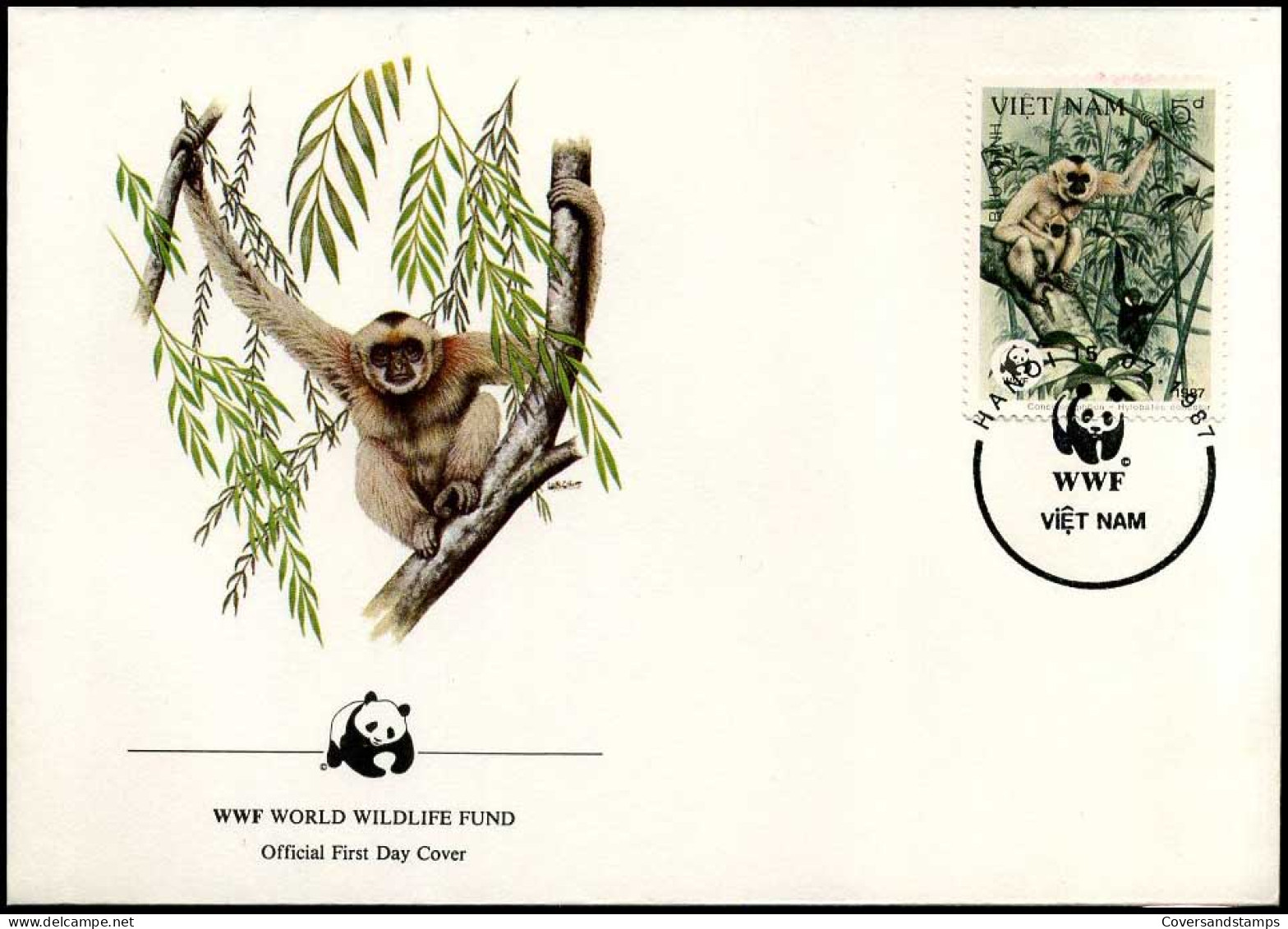 Vietnam - FDC - Concolor Gibbon - FDC