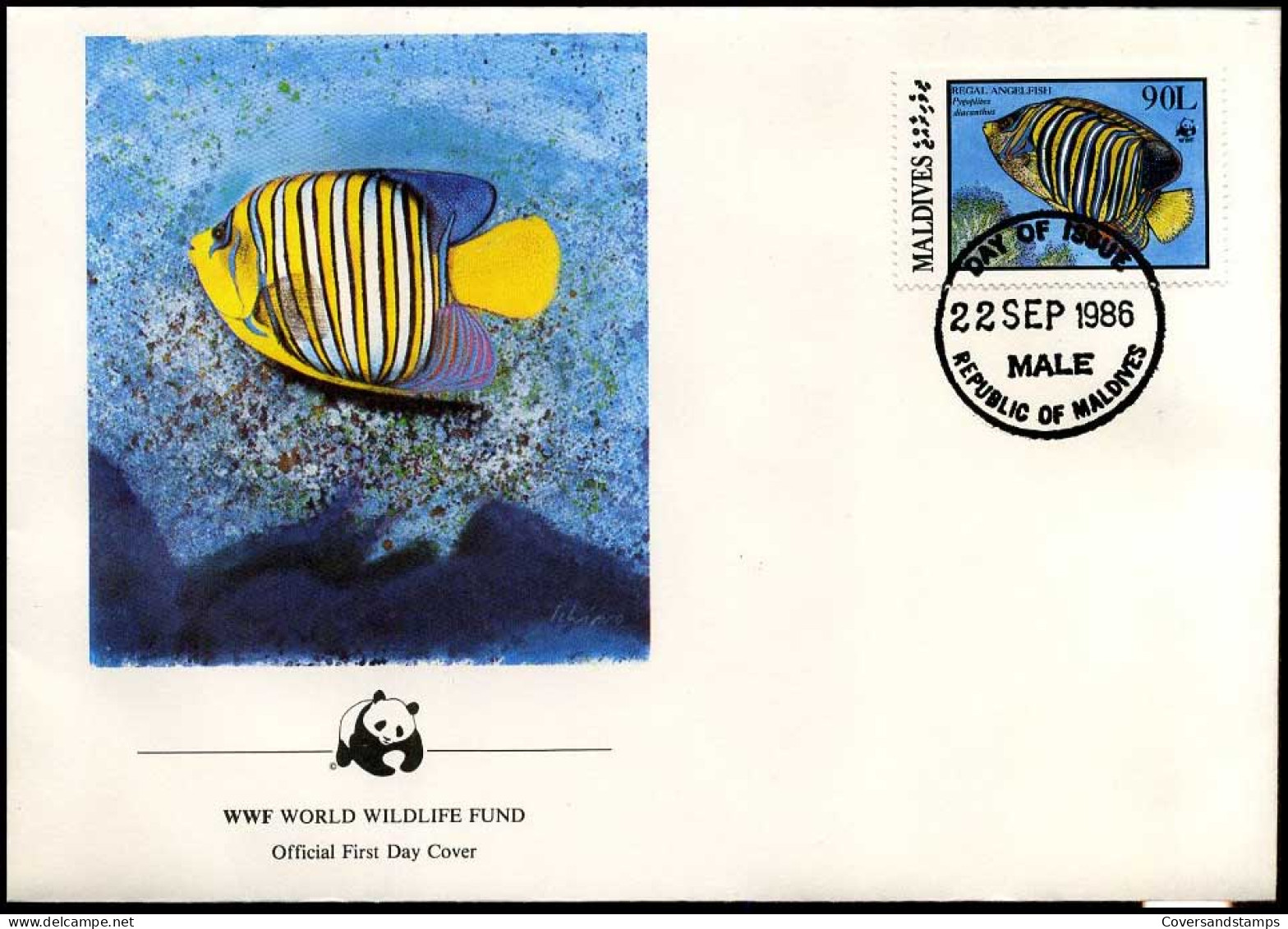 Maldives - FDC -  Fish - FDC