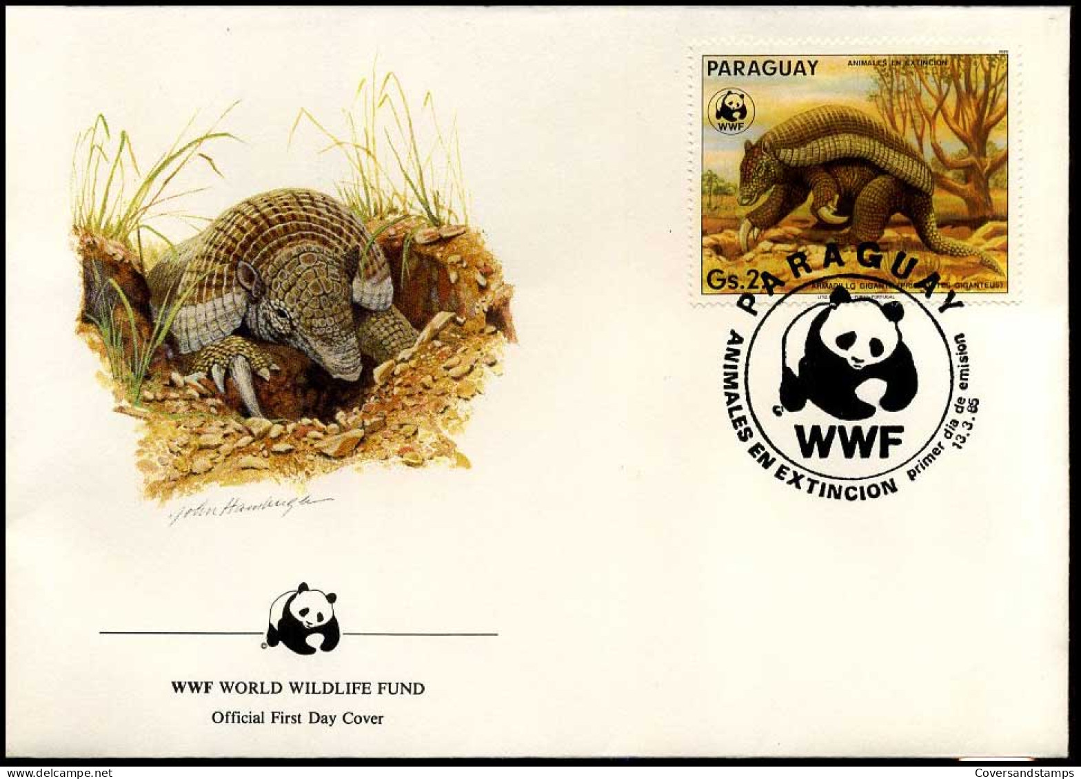 Paraguay - FDC - Animales En Extinction - FDC