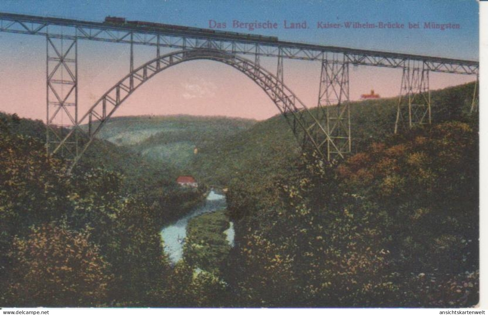 Bergisch-Land Müngstener Brücke Bahnpgl1916 #94.186 - Bridges
