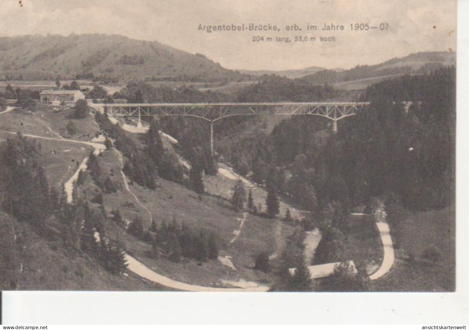 Argentobel-Brücke Gl1909 #94.208 - Bruggen