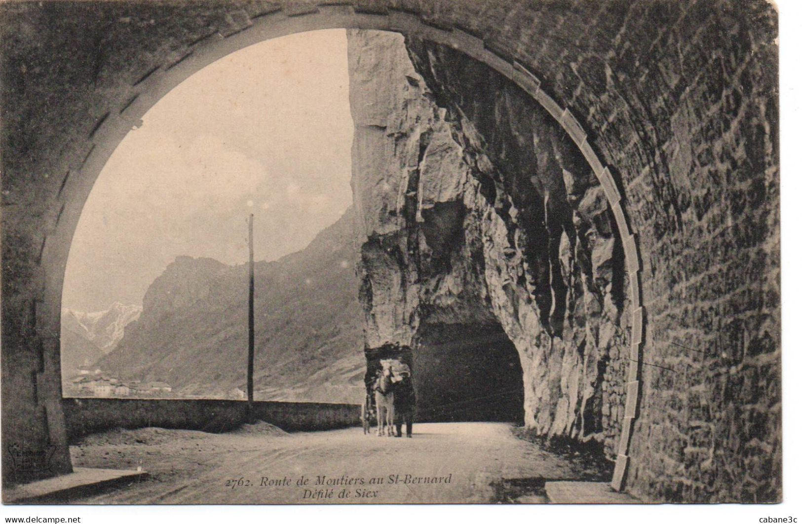 Route De Moutiers Au St-Bernard - Défilé De Siex - Moutiers