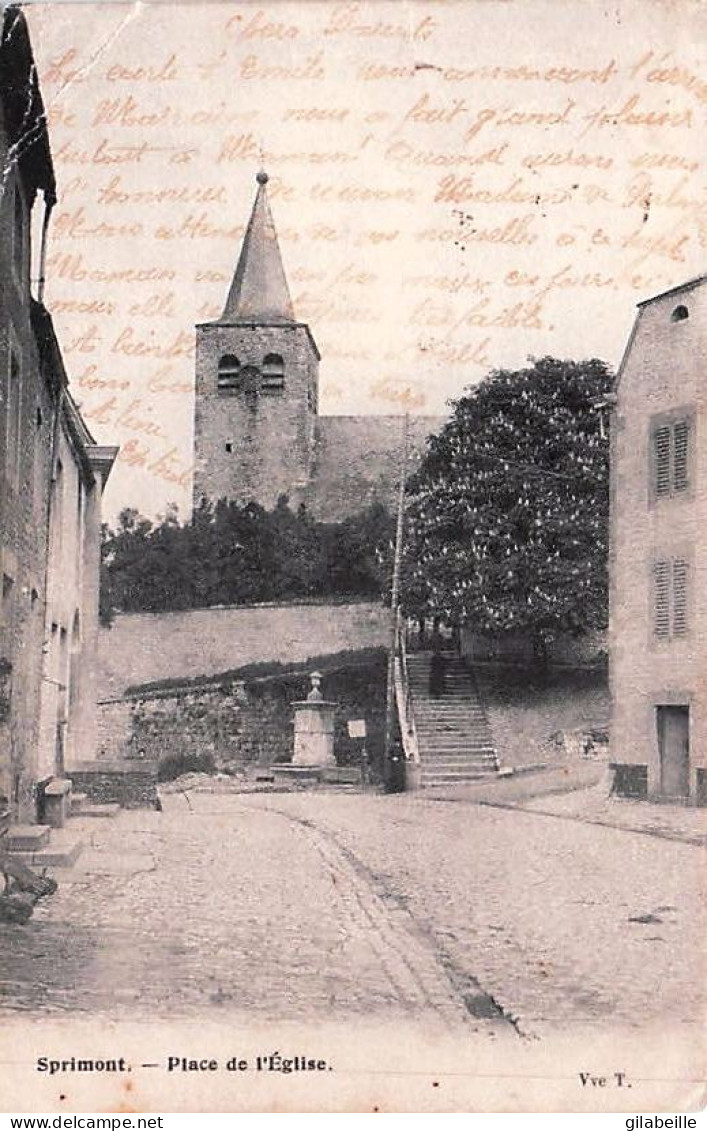 SPRIMONT - Place De L'église - 1905 - Sprimont